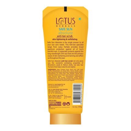 Buy Lotus Anti Tan Scrub 100Gm Online at Classic Medico