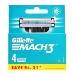 Buy Gillette Mach3 Start Blade (4) Online at Classic Medico