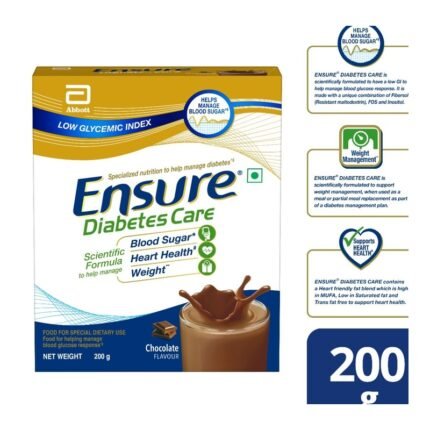 Buy Ensure Diabetic Chocolate 200Gm Online at Classic Medico