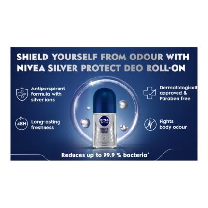 Buy Nivea Rollon Silver Protect 50Ml Online at Classic Medico