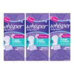 Buy Whisper Panty Liners Regular 20 Online at Classic Medico