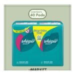 Buy Whisper Panty Liners Regular 40 Online at Classic Medico