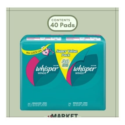 Buy Whisper Panty Liners Regular 40 Online at Classic Medico