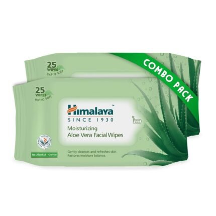 Buy Himalaya Aloe Vera Facial Wipes 25 Online at Classic Medico