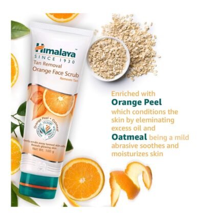 Buy Himalaya Tan Removal Orange Scrub 50H Online at Classic Medico