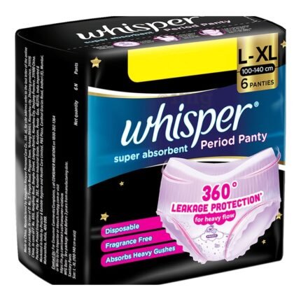 Buy Whisper Period Panty L-Xl (6) Online at Classic Medico