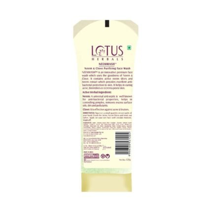 Buy Lotus Neem Face Wash 80Ml Online at Classic Medico