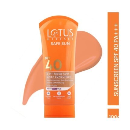 Buy Lotus 3 In 1 Matte Look Daily Sunscreen Spf40 50Gm Online at Classic Medico