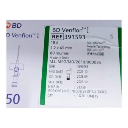 Buy Bd Venflon 18 Online at Classic Medico