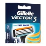 Buy Gillette Vector 3 Blades 4 Online at Classic Medico