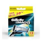 Buy Gillette Mach3 Cartridge 12 Online at Classic Medico