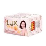Buy Lux Soap Peach & Cream 3+1 Online at Classic Medico