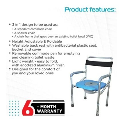 Buy Vissco Commod Chair With Cover Online at Classic Medico