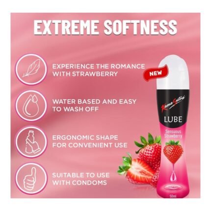 Buy Kamasutra Lube Strawberry 50Ml Online at Classic Medico