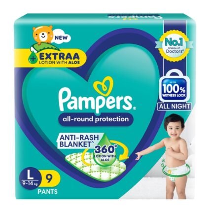 Buy Pampers Pants L 9 Online at Classic Medico
