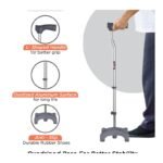 Buy Vissco Walking Stick Quadripod L Online at Classic Medico