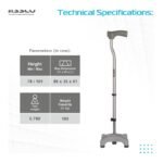 Buy Vissco Walking Stick Quadripod U Online at Classic Medico