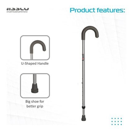 Buy Vissco Walking Stick Single U Online at Classic Medico