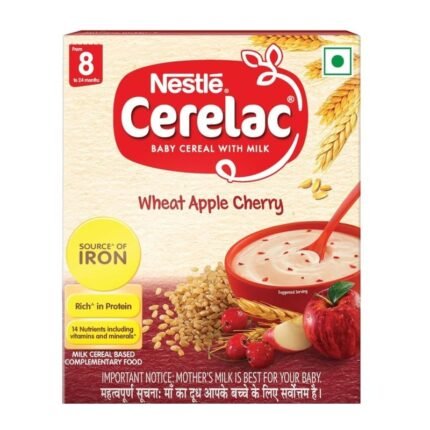 Buy Nestle Cerelac 2 Wheat Apple Cherry 300G Online at Classic Medico