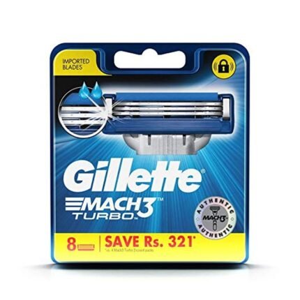 Buy Gillette Mach3 Turbo Blades 8 Online at Classic Medico