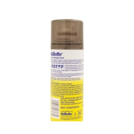 Buy Gillette Foam Lemon 196G Online at Classic Medico