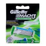 Buy Gillette Mach3 Turbo Sensitive Blades 2 Online at Classic Medico