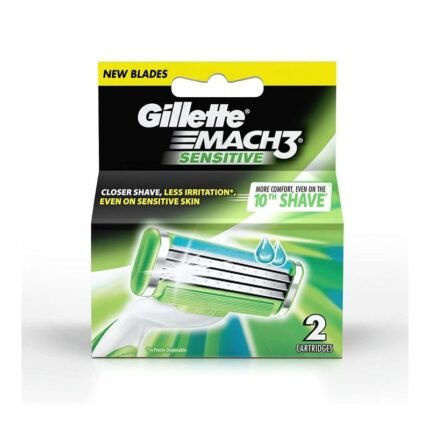 Buy Gillette Mach3 Turbo Sensitive Blades 2 Online at Classic Medico