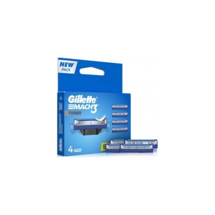 Buy Gillette Mach3 Turbo Sensitive Blades 4 Online at Classic Medico