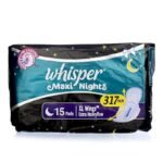 Buy Whisper Maxi Night Extra Heavy 15 Online at Classic Medico