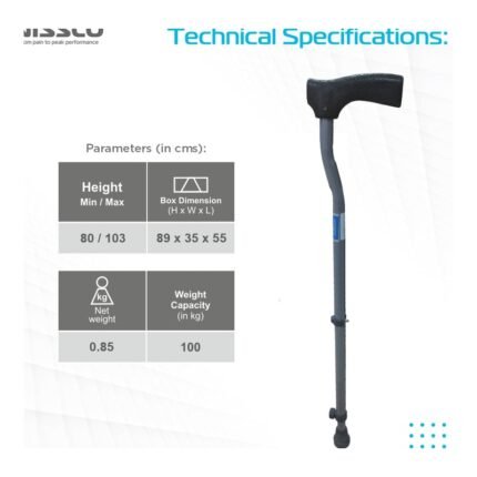 Buy Vissco Walking Stick Single L Online at Classic Medico