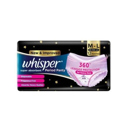 Buy Whisper Period Panty M-L (2) Online at Classic Medico