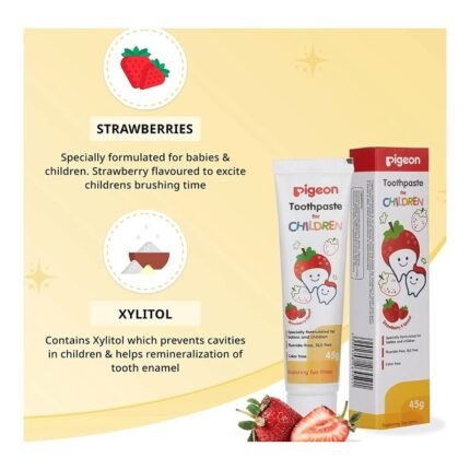 Buy Pigeon Toothpaste Kid Strawberry 45G Online at Classic Medico