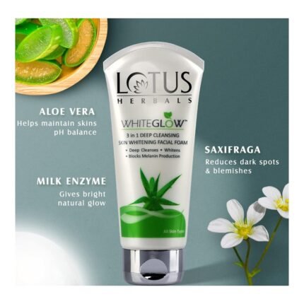 Buy Lotus White Glow Face Wash 100Gm Online at Classic Medico