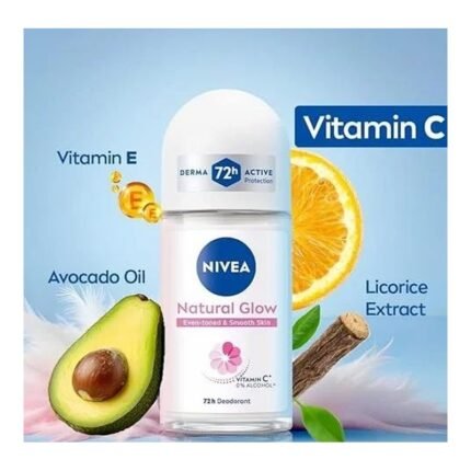 Buy Nivea Rollon Natural Glow Sensitive 25Ml Online at Classic Medico