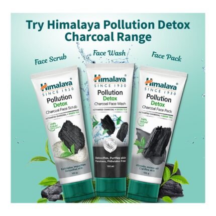 Buy Himalaya Pollution Detox Charcoal Face Wash 50Ml Online at Classic Medico