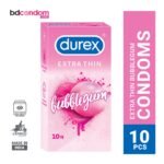 Buy Durex Extra Thin Bubblegum 10N Online at Classic Medico