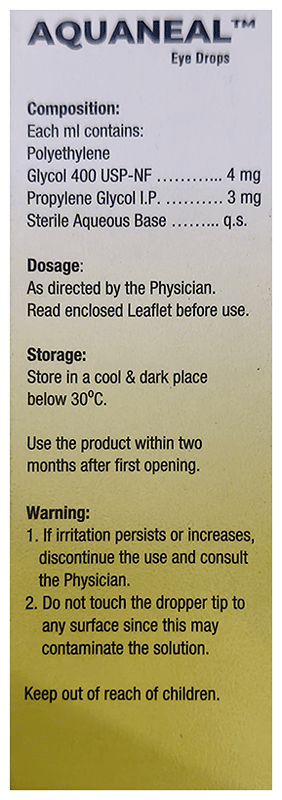 Aquaneal Eye Drop 10Ml - View 2