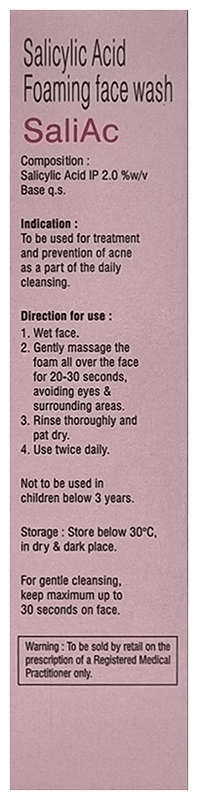 Saliac Face Wash 60Ml - View 2