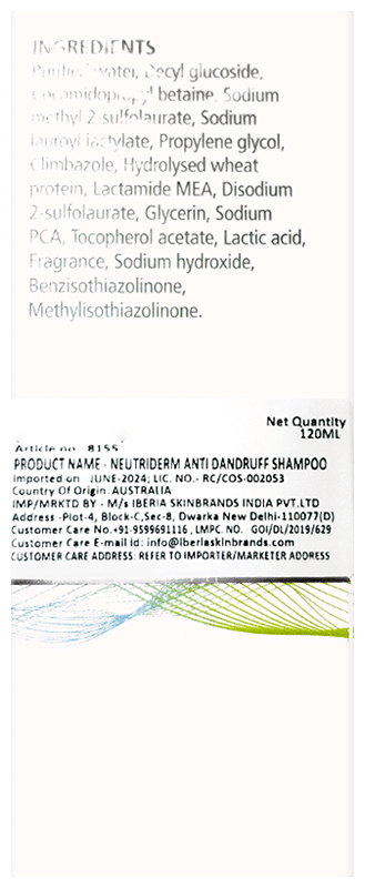Neutriderm Antidandruff Shampoo - View 2