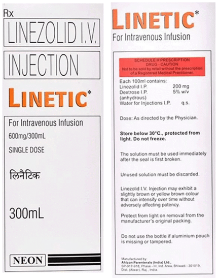Linetic 600Mg Injection