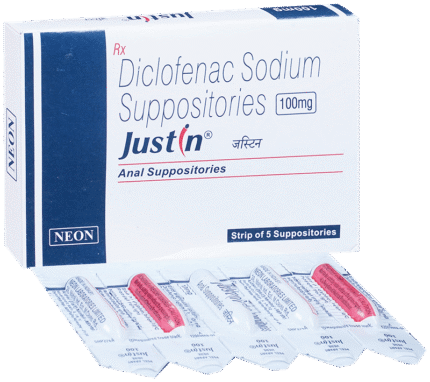 Justin 100 Suppositories