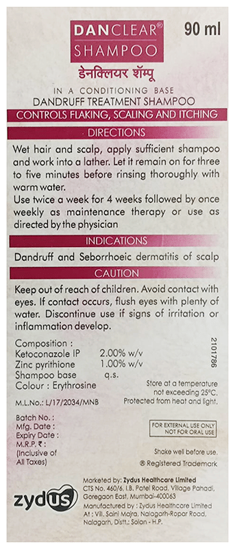Danclear Shampoo 90Ml - View 2