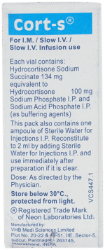 Cort S 100Mg Injection - View 5