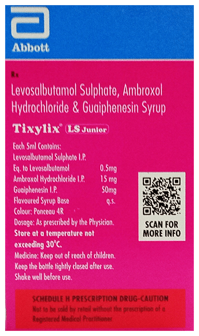 Tixylix Ls Junior Syrup 60Ml - View 2