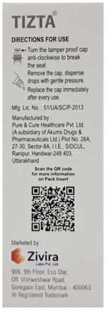 Tizta Eye Drop 10Ml - View 4