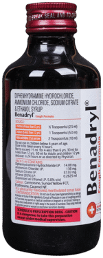 Benadryl Cong Relif Syrup 100Ml - View 3