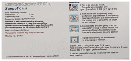 Suppol Baby 80Mg Suppositories - View 2