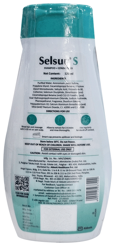 Selsun S Shampoo+Conditioner 120Ml - View 2