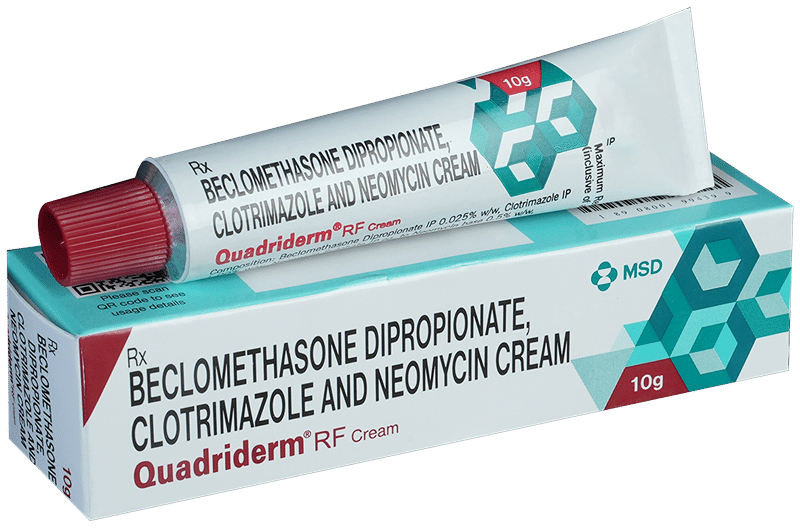 5ae24a079c1f43f4a2cb7b6738ca137d-1.png Quadriderm Cream 10Gm - View 1