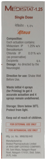 Medistat 1.25 Nasal Spray - View 2